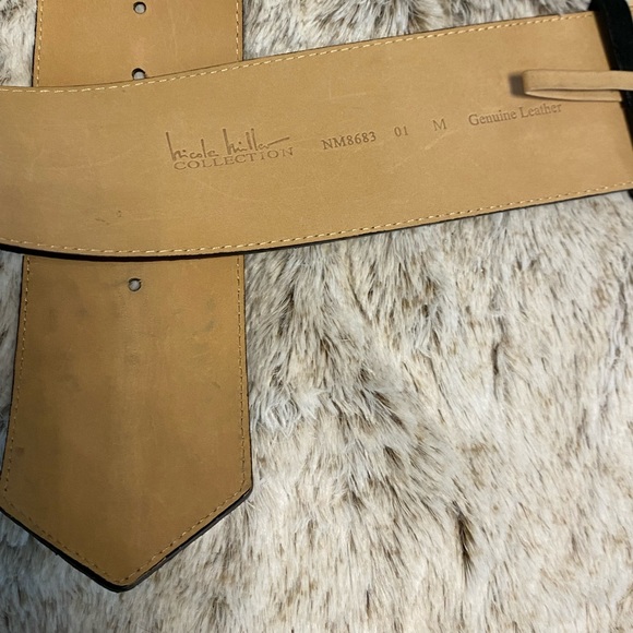NICOLE MILLER COLLECTION leather belt - Picture 4 of 4